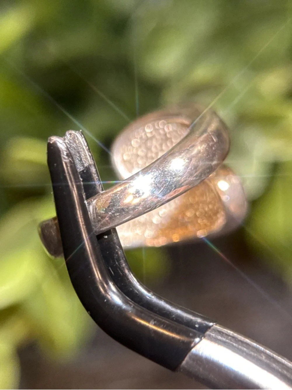 Sterling Silver 925 Multi-Stone Inlay Silver Wrap Ring - Brown, Tan, Cream Inlay